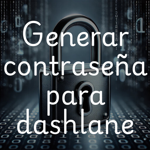 Generar contraseña segura para Dashlane