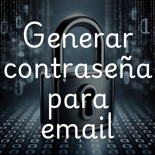 Generar contraseña segura para Email