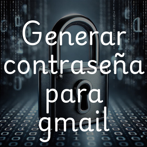 Generar contraseña segura para Gmail