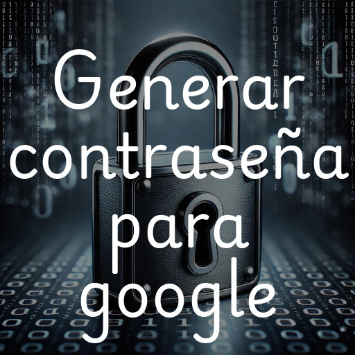 Generar contraseña segura para Google