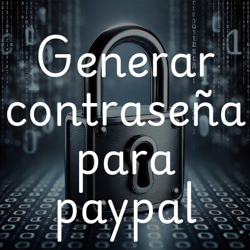 Generar contraseña segura para Paypal